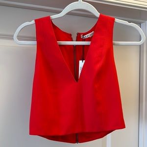 New with tags Alice + Olivia Alita cropped top Size 2
